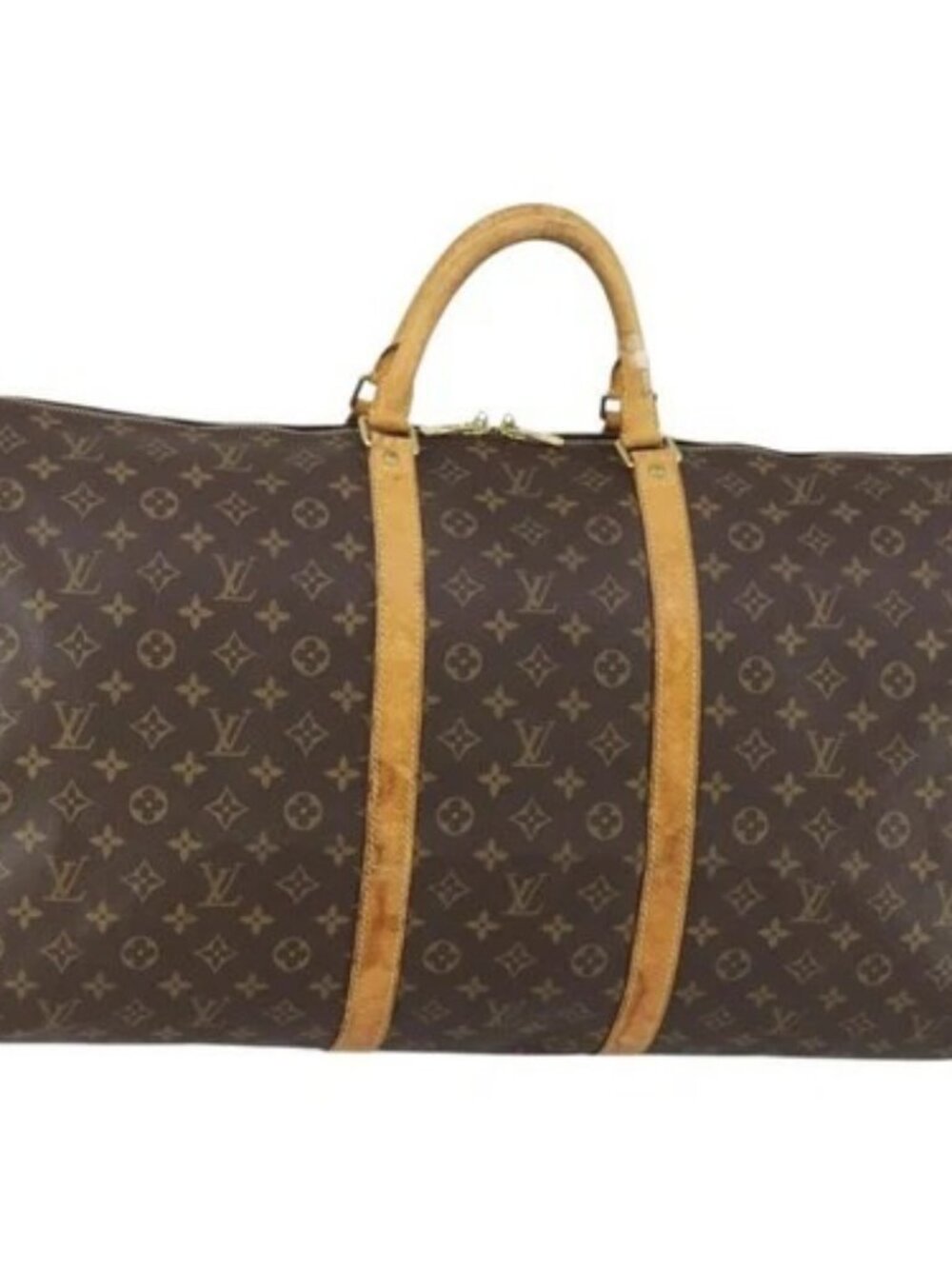LOUIS VUITTON Monogram Keepall Bandouliere 60 Boston Bag